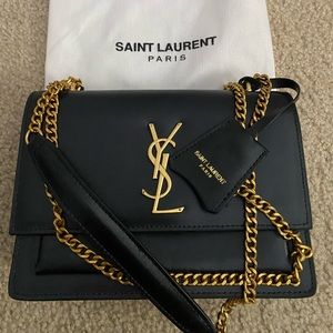 Faux ysl medium chain bag